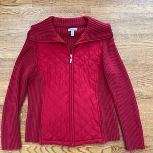 Ribbed Sweater Jacket